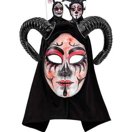 Masque d'Halloween Ladies Theatre Devil