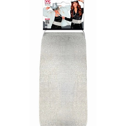 Ceinture argentée à strass