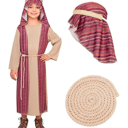 Costume rouge de jeune berger