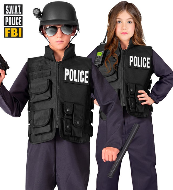 GILET PARE-BALLES FBI/POLICE ENFANT