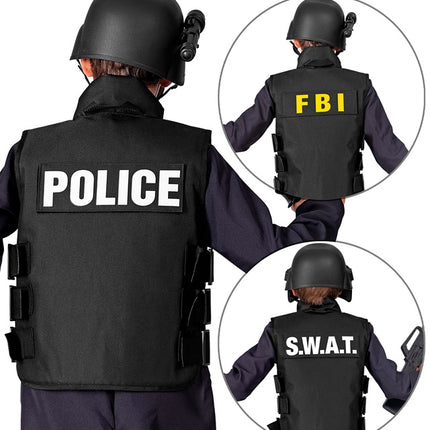 GILET PARE-BALLES FBI/POLICE ENFANT