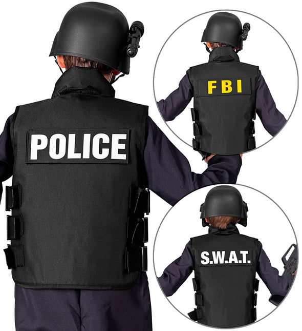 GILET PARE-BALLES FBI/POLICE ENFANT