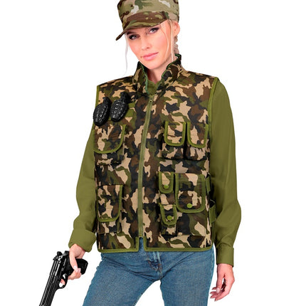 Gilet de camouflage militaire
