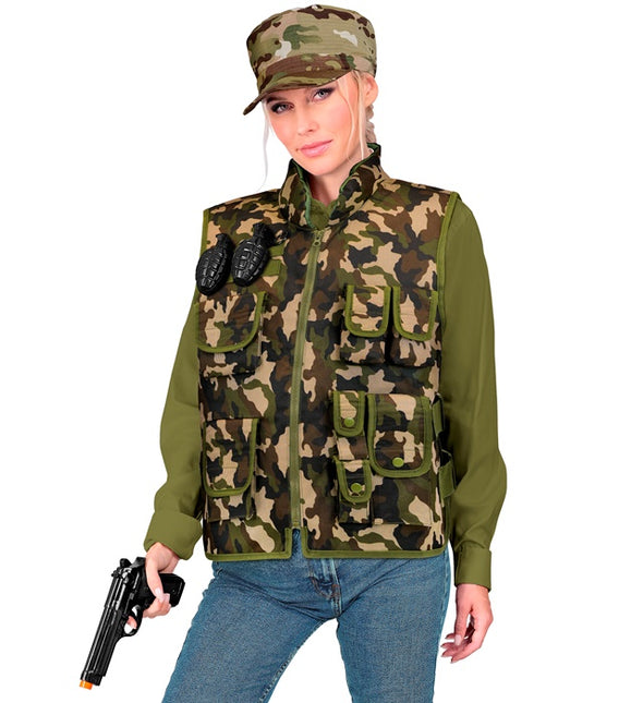 Gilet de camouflage militaire