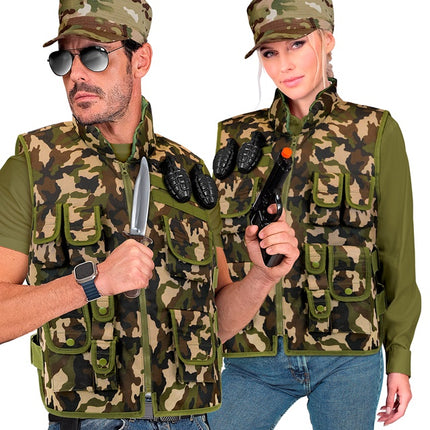 Gilet de camouflage militaire