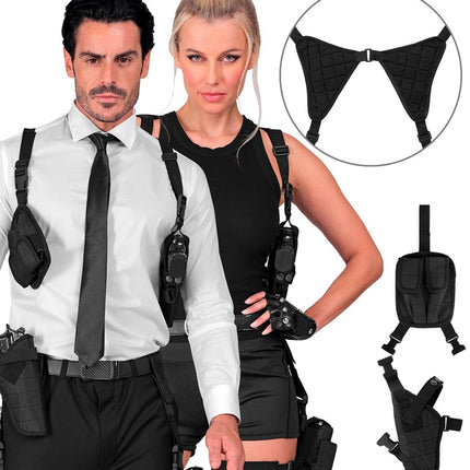 Étui d'épaule Noir Uni