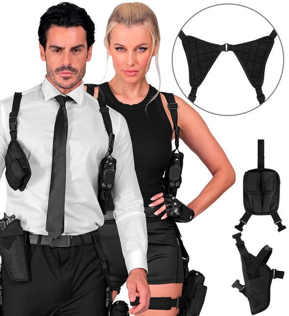 Étui d'épaule Noir Uni