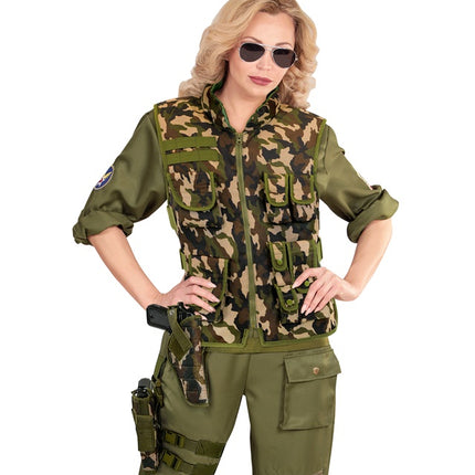 Holster jambe droite camouflage