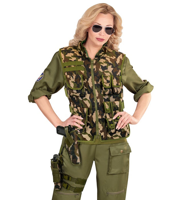 Holster jambe droite camouflage