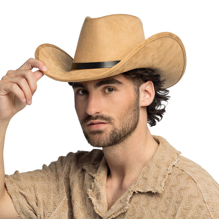 Chapeau cowboy Bronco beige