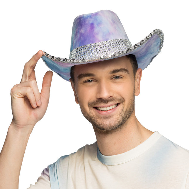 Chapeau cowboy Darling lilas