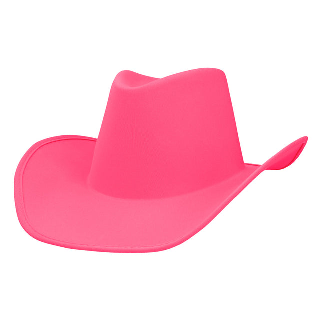 Chapeau de cow-boy Blaze - Rose fluo UV