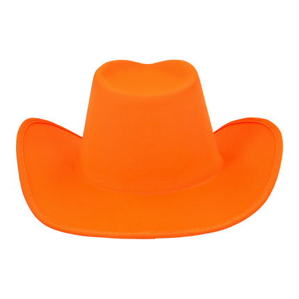 Chapeau cowboy Blaze orange fluo