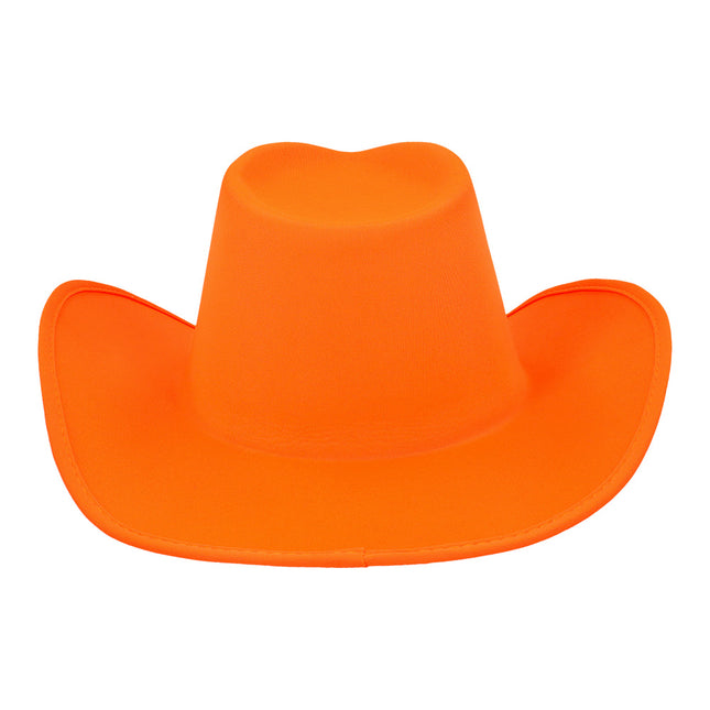 Chapeau cowboy Blaze orange fluo
