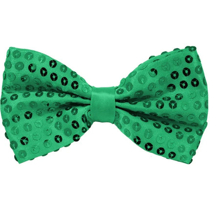 Noeud vert pailleté