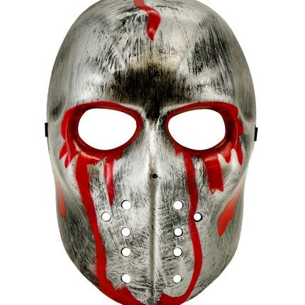 MASQUE DE HOCKEY ENSANGLANTÉ