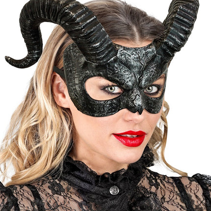 MASQUE POUR LES YEUX AVEC DES CORNES