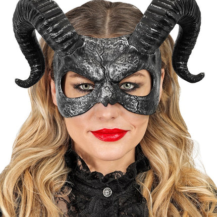 MASQUE POUR LES YEUX AVEC DES CORNES