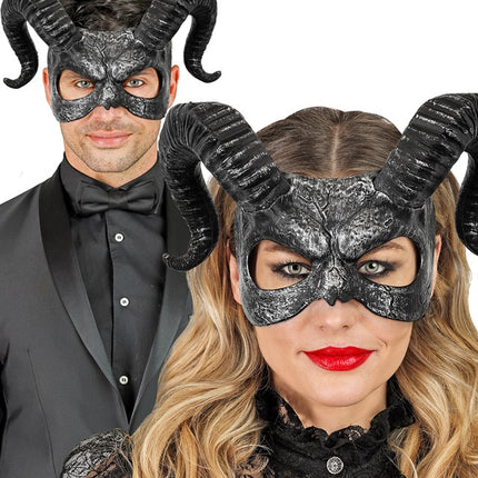 MASQUE POUR LES YEUX AVEC DES CORNES