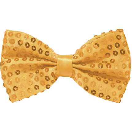 Noeud doré pailleté