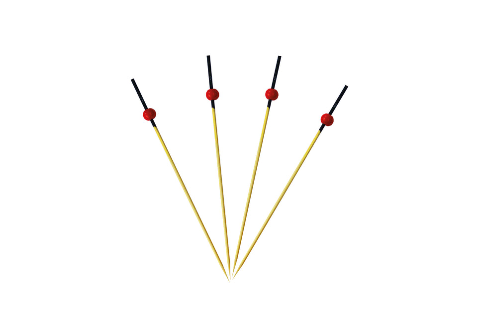 Bâtons de cocktail marron en bois 24pcs