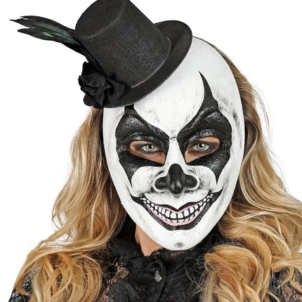 MASQUE DE THÉÂTRE AVEC CHAPEAU