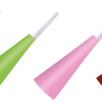 Party Essentials Cornes Unicolores (couleurs assorties) 4St