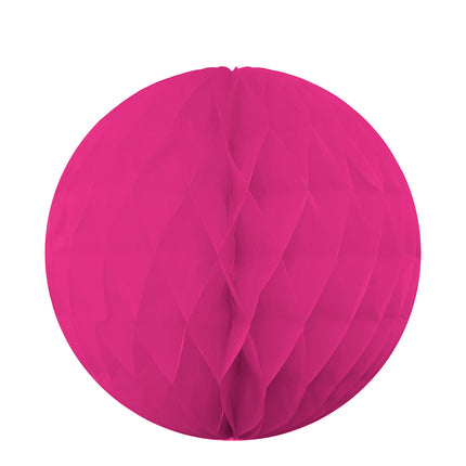 Party Essentials Honeycomb Hanging Decoration Ball 15Cm Fuchsia 1Stand