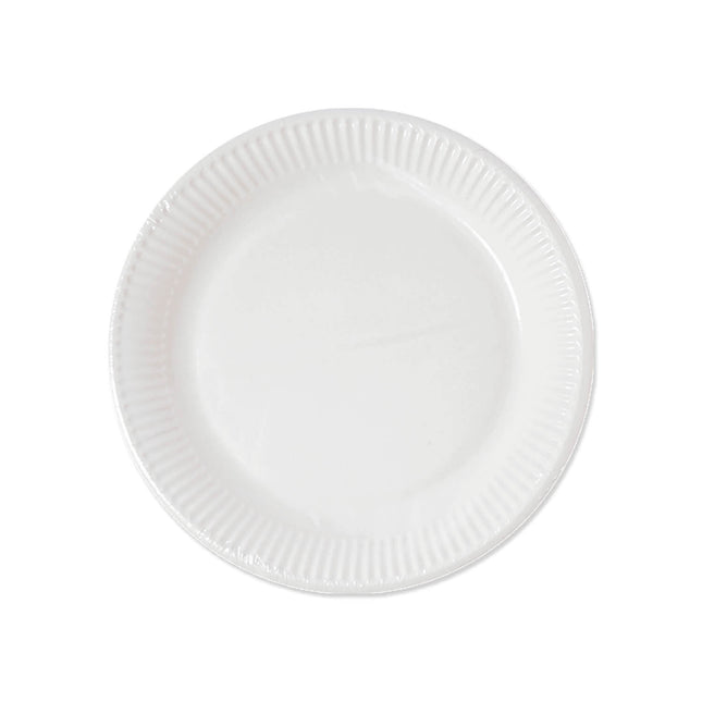 White Paper Products Assiettes en papier blanc 16Cm Maison et industrie compostables certifiées 10St