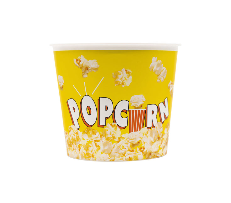 Party Essentials Seau à pop corn réutilisable Jaune 1St