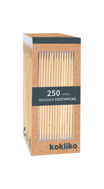 Wooden Products Fsc Cure-dents en papier Boîte de 250 pièces 250St