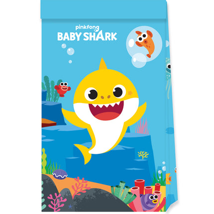 Sac cadeau bébé requin 4 pièces
