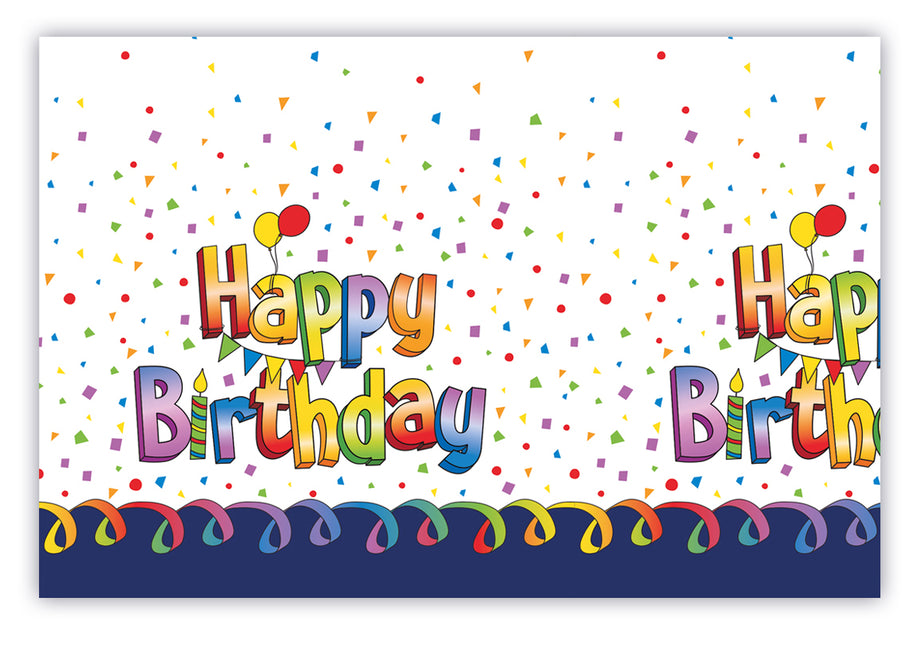 Nappe Happy Birthday 1.8m