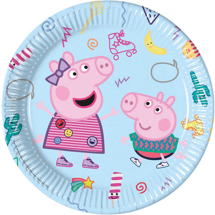 Assiettes Peppa Pig 23cm 8pcs