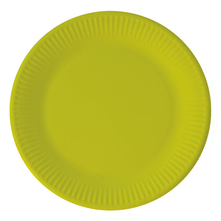 Assiettes vertes 20cm 8pcs