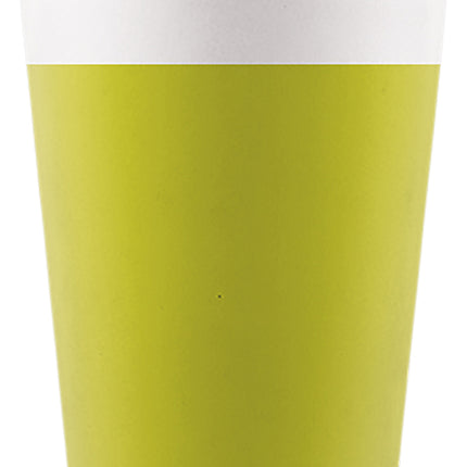 Gobelets vert lime 200ml 8pcs