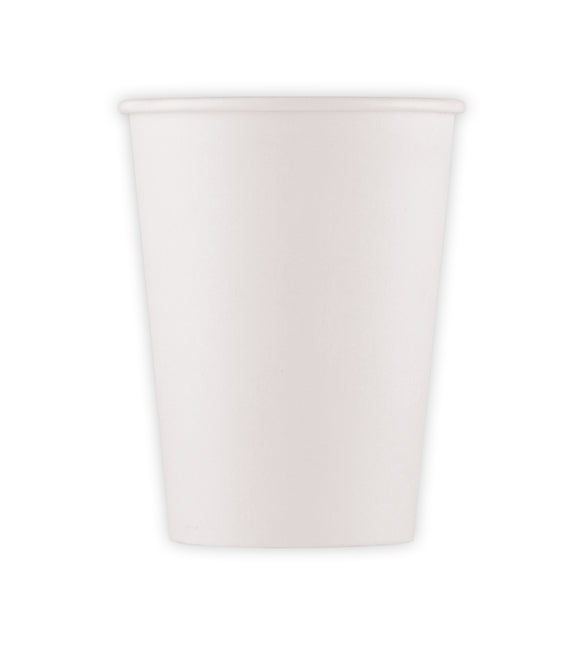 White Products Gobelets en papier blanc Fsc 200Ml Industriel Compostable Certifié 10St