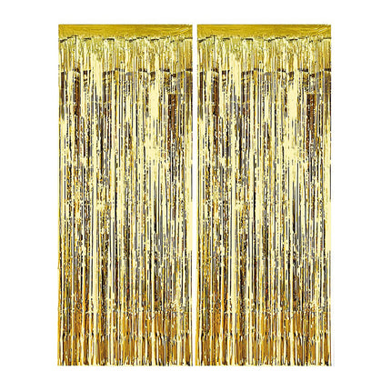 Rideau de porte or métallique 1X2 mètres