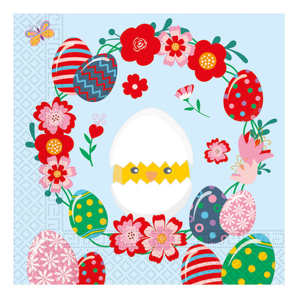 Serviettes de Pâques Poussin 33cm 20pcs