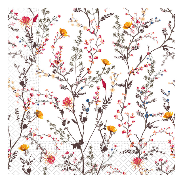 Serviettes en papier 3 plis 33X33Cm & 25X25Cm/Everyday Designs Fsc Serviettes en papier 3 plis 33X33Cm Modern Branches 20St