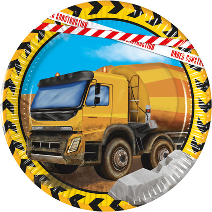 Assiettes de construction 20cm 8pcs
