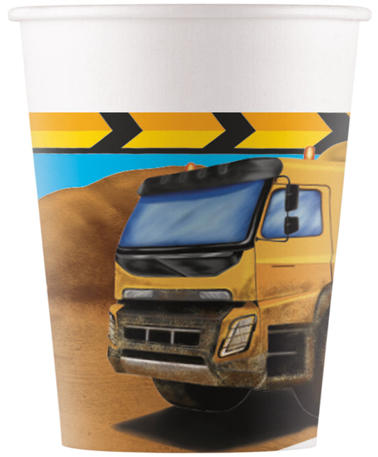 Gobelets de construction 200ml 8pcs