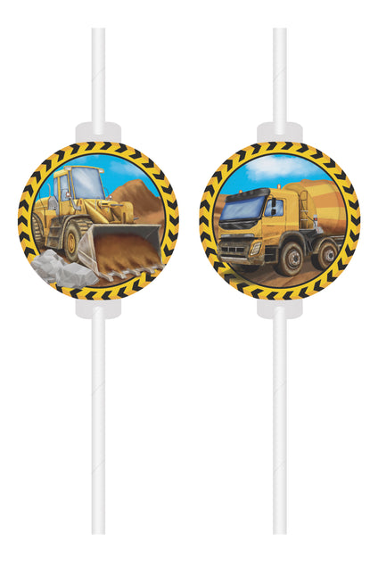 Construction Fsc Medallion Pailles en papier 4St