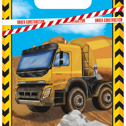 Sacs de fête en plastique pour la construction 6St