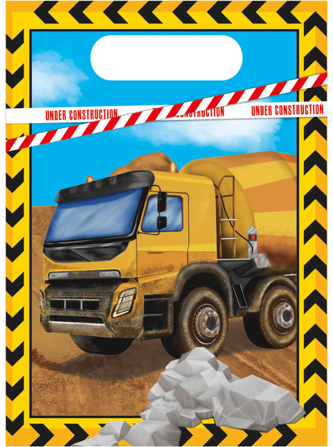Sacs de fête en plastique pour la construction 6St