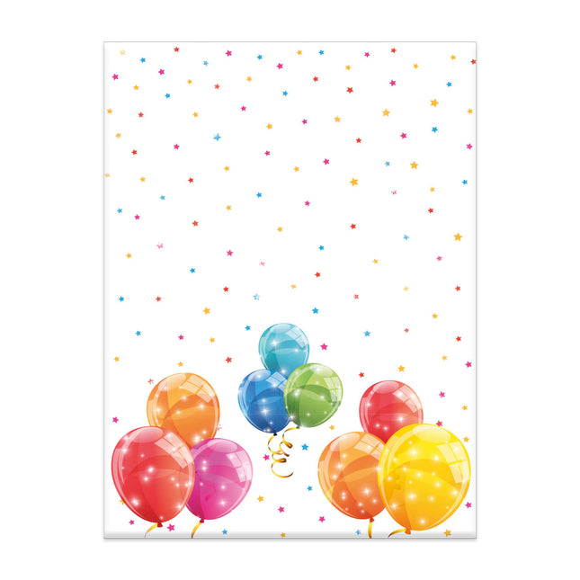 Nappe réutilisable Sparkling Balloons 120X180Cm 1St