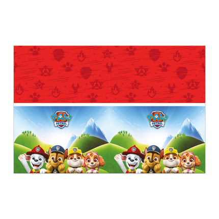 Paw Patrol Rescue Heroes - Housse de table en plastique 120X180Cm 1Stand