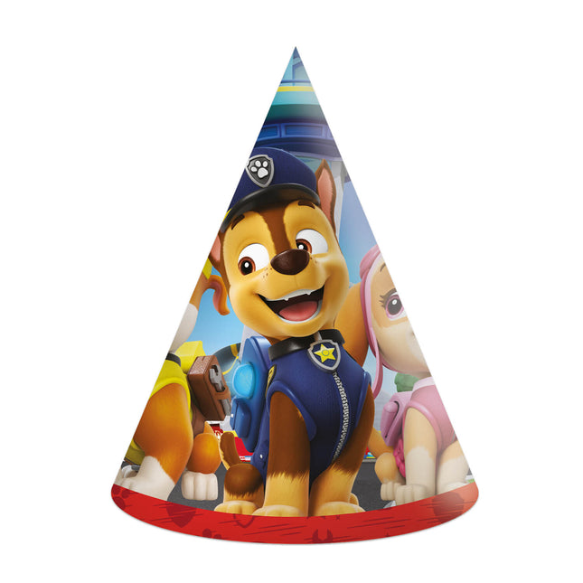 Paw Patrol Rescue Heroes Fsc Paper Hats 6St
