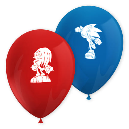Ballons Sonic 28cm 8pcs
