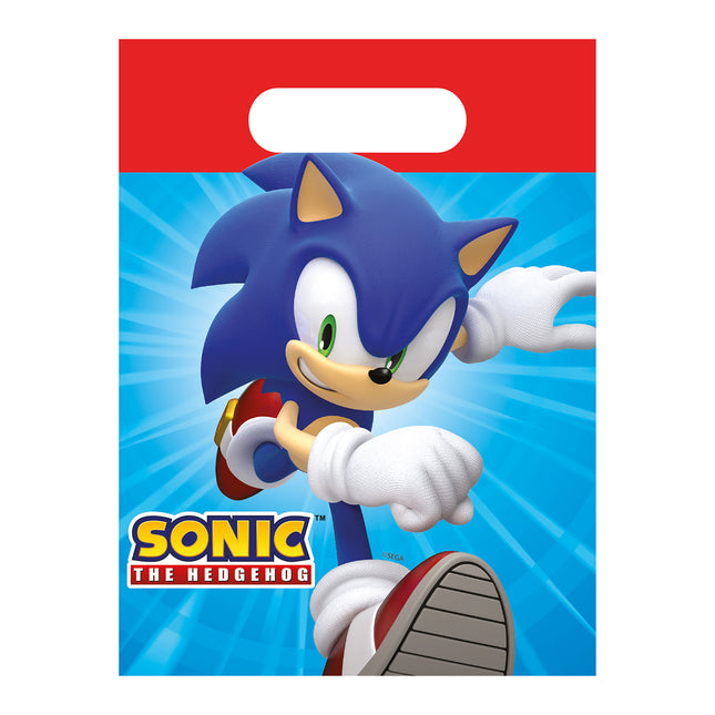 Sacs de partage Sonic 22cm 4pcs